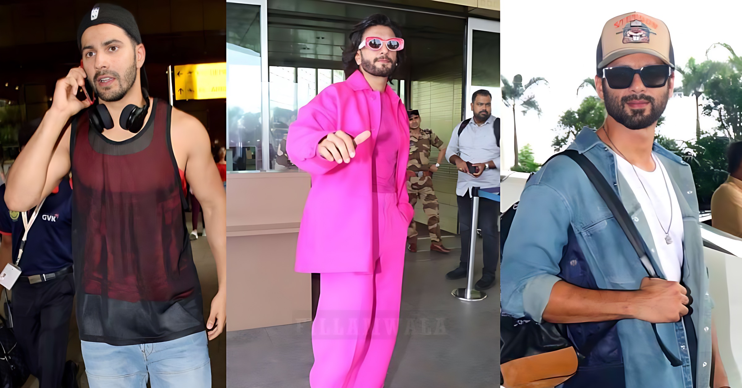 2022 best Airport looks of Bollywood boys