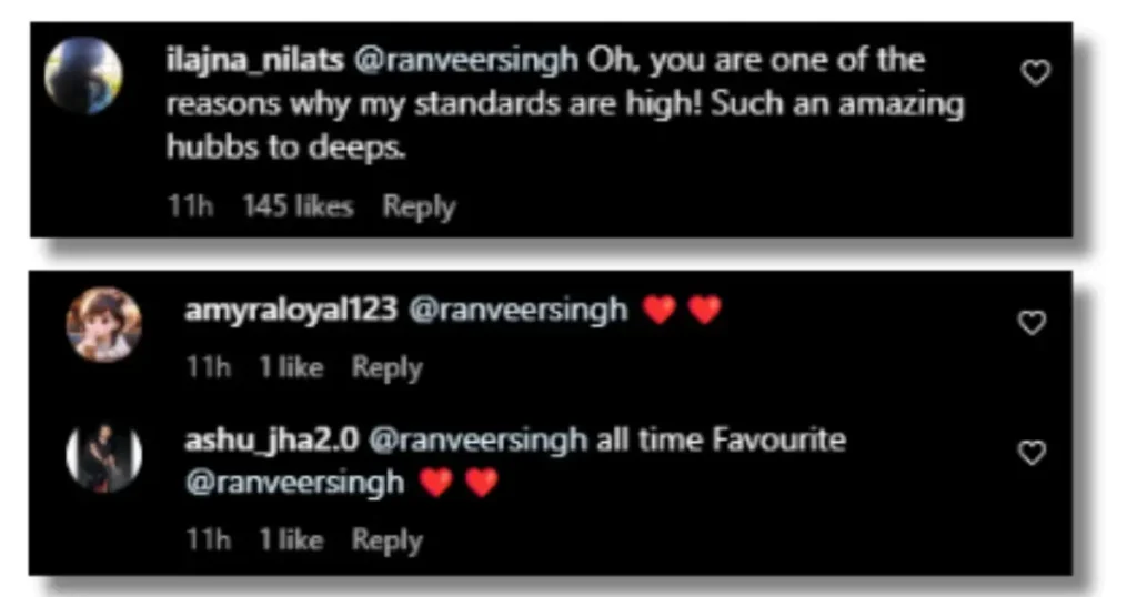 Fan's Reaction on Ranveer's comment