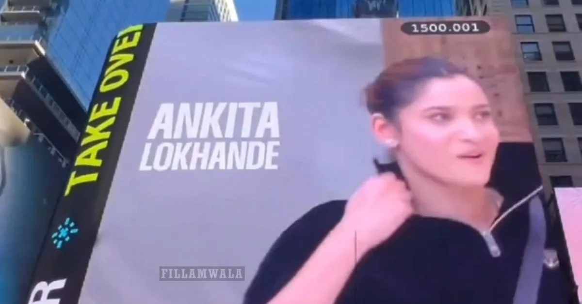 Ankita Lokhande on Times Square