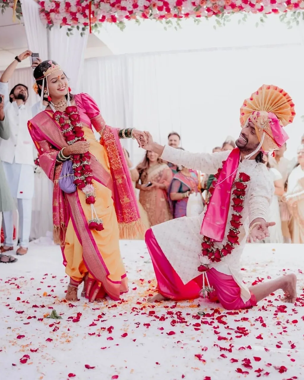 prathamesh parab and kshitija goshalkar marriage photo